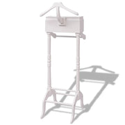 Appendiabiti con Armadietto in Legno Bianco 242751