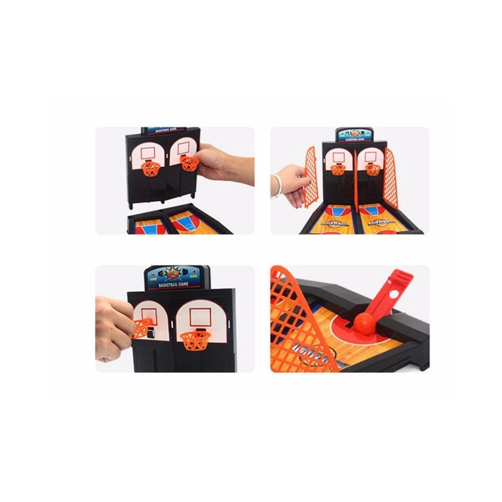 Trade Shop - Gioco Mini Basket Per Dita Canestro Da Tavolo Pallacanestro Bambini Giocattolo -
