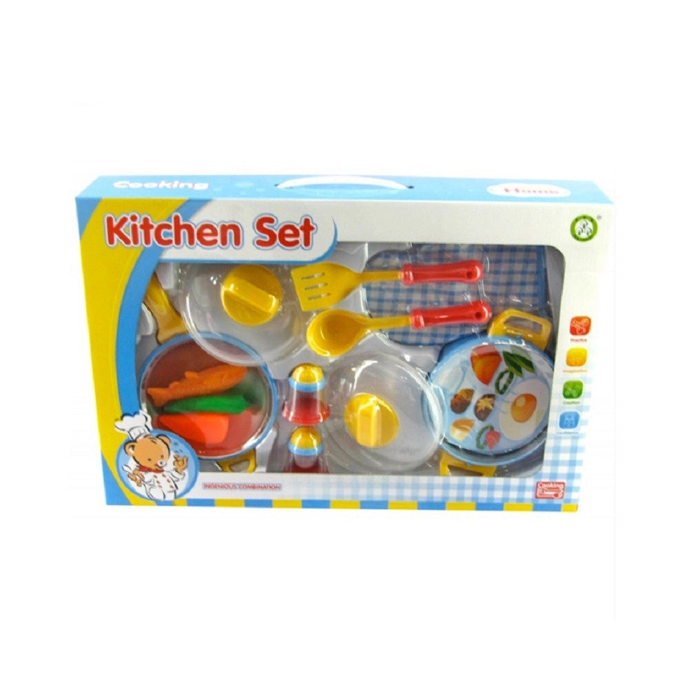 Trade Shop - Set Da Cucina Per Bambini Con Pentole E Mestoli + Accessori Cucina -
