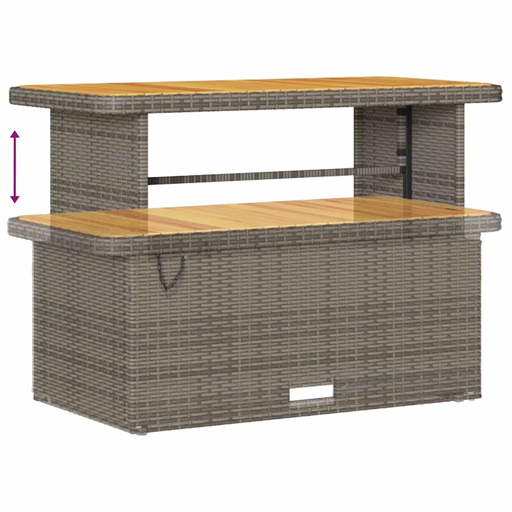 Set Divano da Giardino con cuscino 13 pcs Grigio polyrattan 3363743