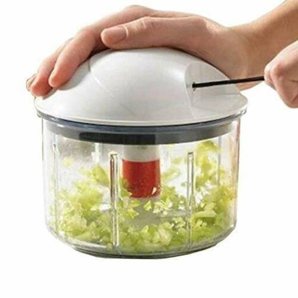 Trade Shop - Tritatutto Trita Tutto Frullatore Manuale Ultime Semplice Rapido Taglio Efficace -