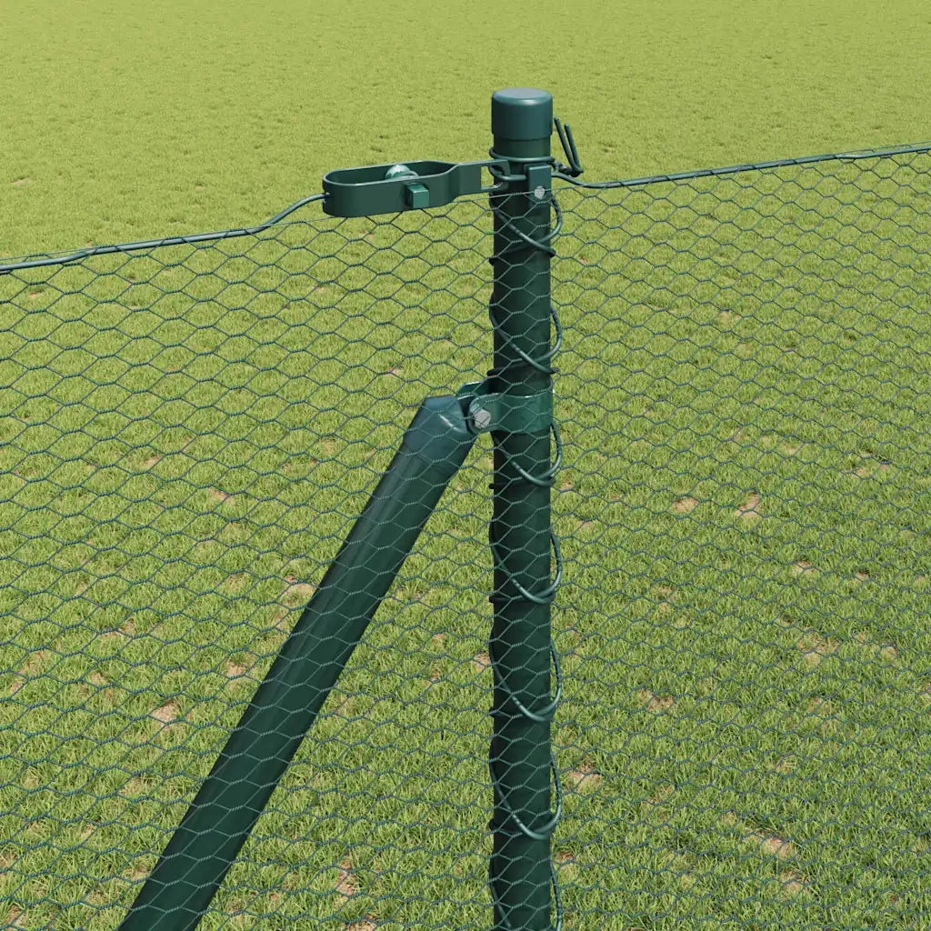 Palo della recinzione Verde 50 x 1,6 m (rete da 13 mm)