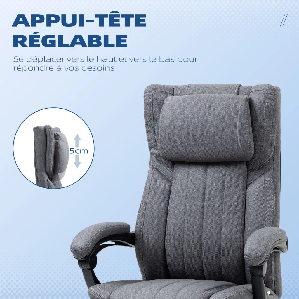 Sedia da Ufficio Girevole ¨C Xylo ¨C Schienale Regolabile, Altezza Regolabile, Grigio