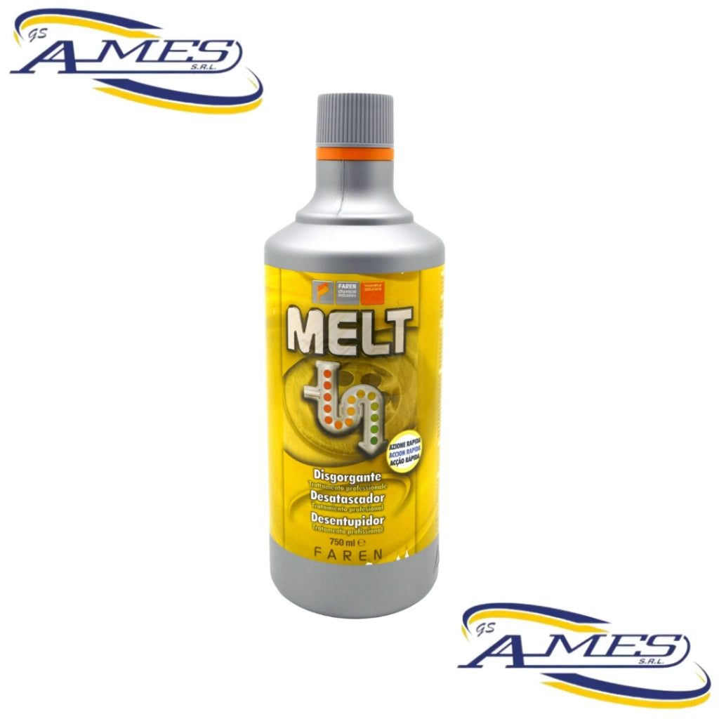 DISGORGANTE PROFESSIONALE LIQUIDO MELT "FAREN"  750 ML CONFEZIONE: 12PZ