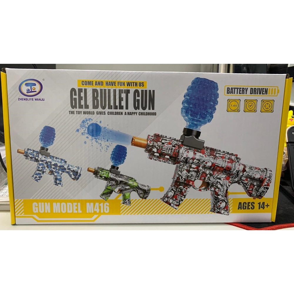 Trade Shop - Pistola Giocattolo A Palline Di Gel M416 Gel Bullet Gun Per Ragazzi Da 14+ A Batteria 7,4v -