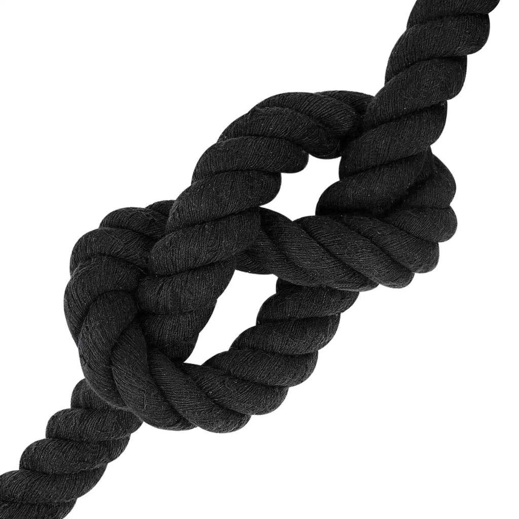 Corda | Fune Nero 4 x 4 x 500 cm Cotone