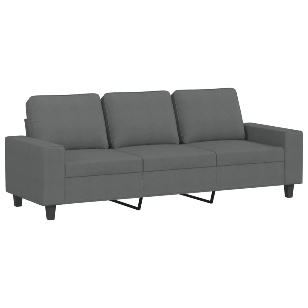 Divano a 3 Posti Grigio Chiaro 180 cm in Tessuto 359400