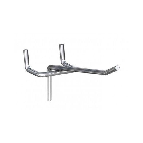 10 GANCI SINGOLI 6CM PER PANNELLO FORATO