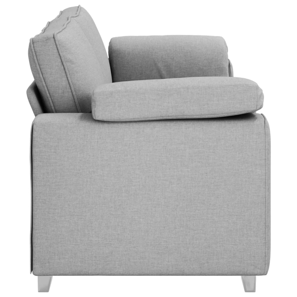 Divano 3-Persone Grigio Nuvola 220 cm Tessuto 4105245