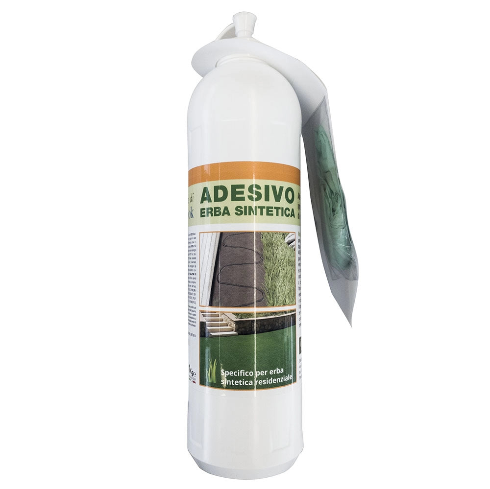 Adesivo monocomponente flacone da 1 kg. per prato sintetico.