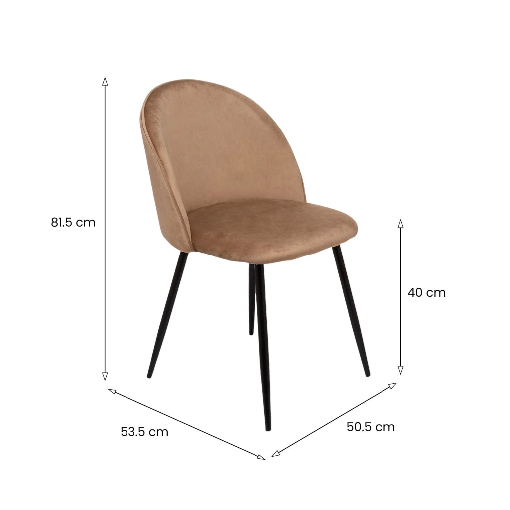 Achito, Sedia 10 Sedie, Beige