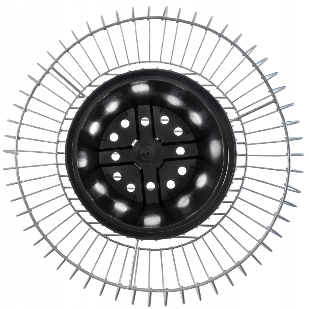 Vaso per gabbione KADAX, coperchio per gabbione in acciaio, inserto in filo zincato da 66 cm per gabbione.