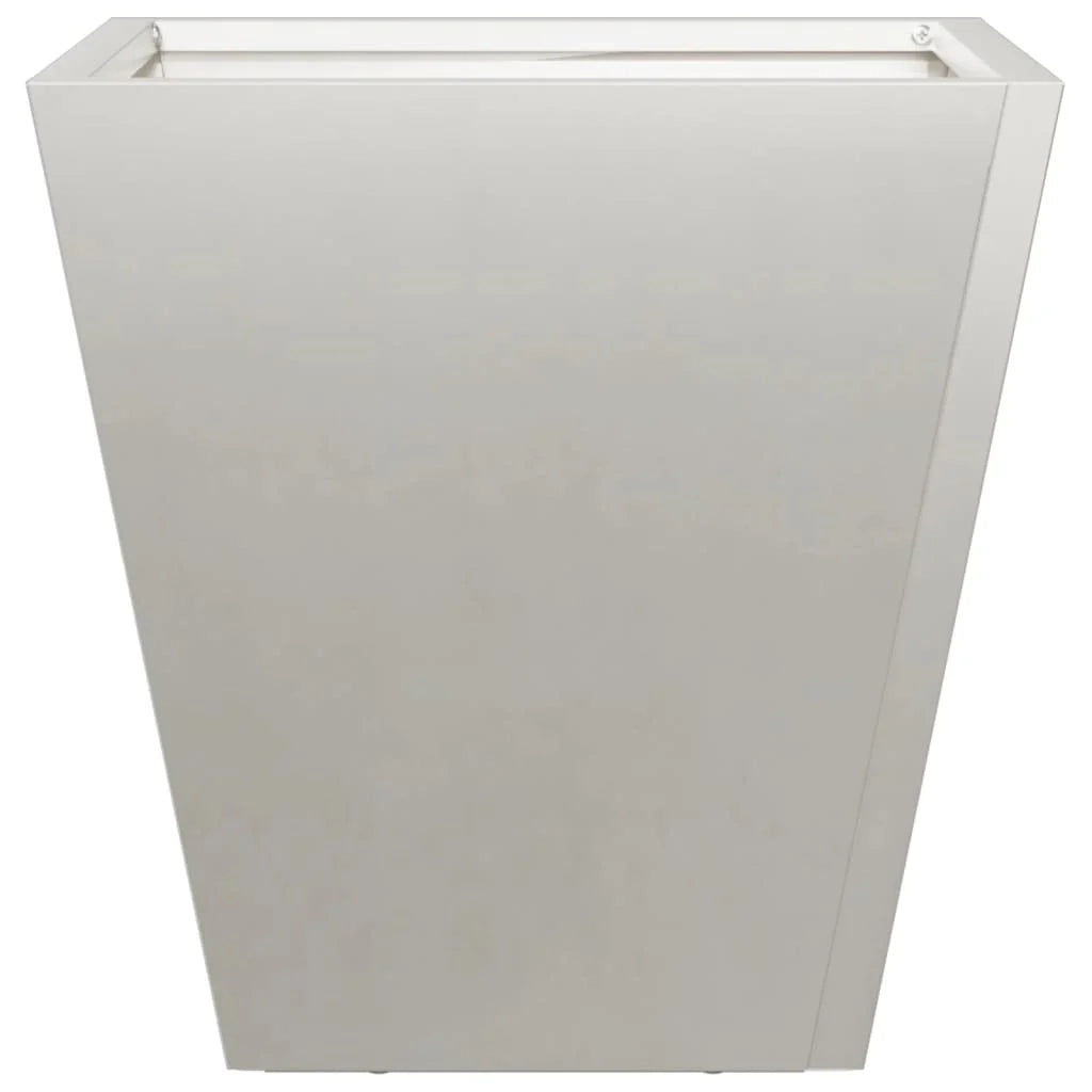 Fioriera rialzata per piante fiori terrazza giardino 30 x 30 x 30 cm acciaio inox grigio chiaro 02_0037492
