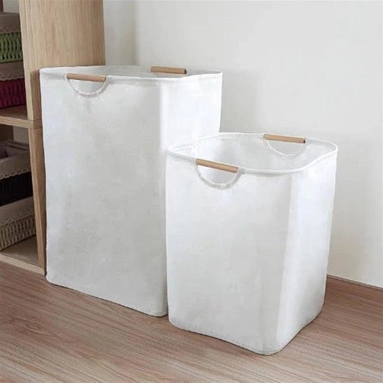 Porta-abiti pieghevole - Conservazione dell'abbigliamento - Organizzazione domestica - Grande capacità - 30x30x40cm - Bianco