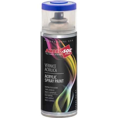 BOMBOLETTA SPRAY ACRILICO UNIVERSALE 400 ML Grigio ghiaia - 6 pezzi- AMBROSOL