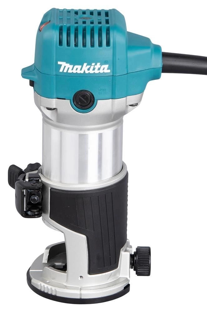 Makita RT0702CX2J Fresatrice Multifunzione 710 W 10000 34000 rpm Velocita' Variabile Avvio Progressivo colore Nero