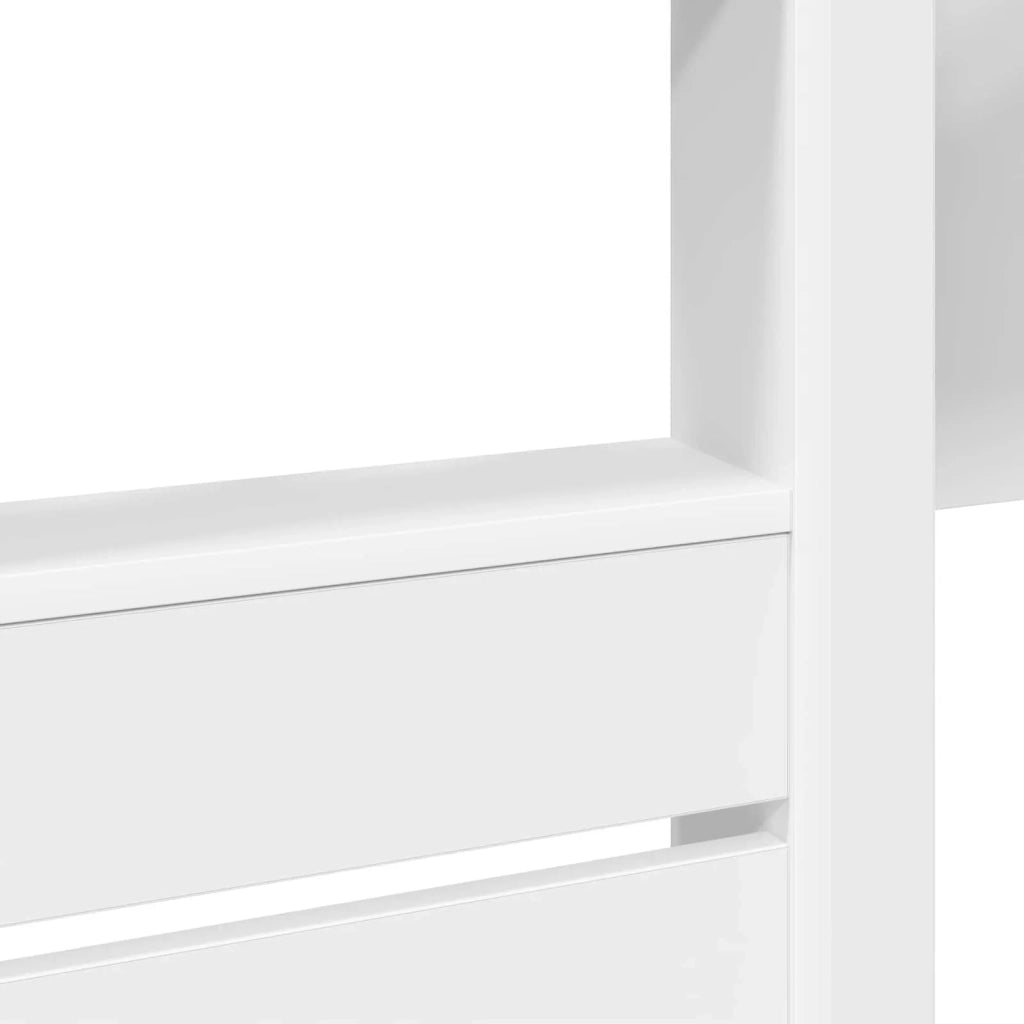 Letto a Castello per Bambini | Letto Infantile | Lettino Bianco 90 x 200 cm