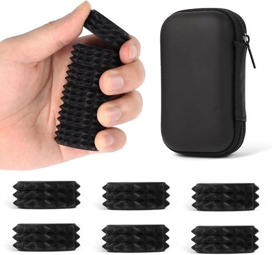 Stressball magnetici in silicone, 6 pezzi, giocattolo rilassante per adulti e adolescenti, giocattolo sensoriale per bambini, ruote portatile per migliorare la concentrazione, adatto per l'uso in ufficio, in viaggio e a scuola.