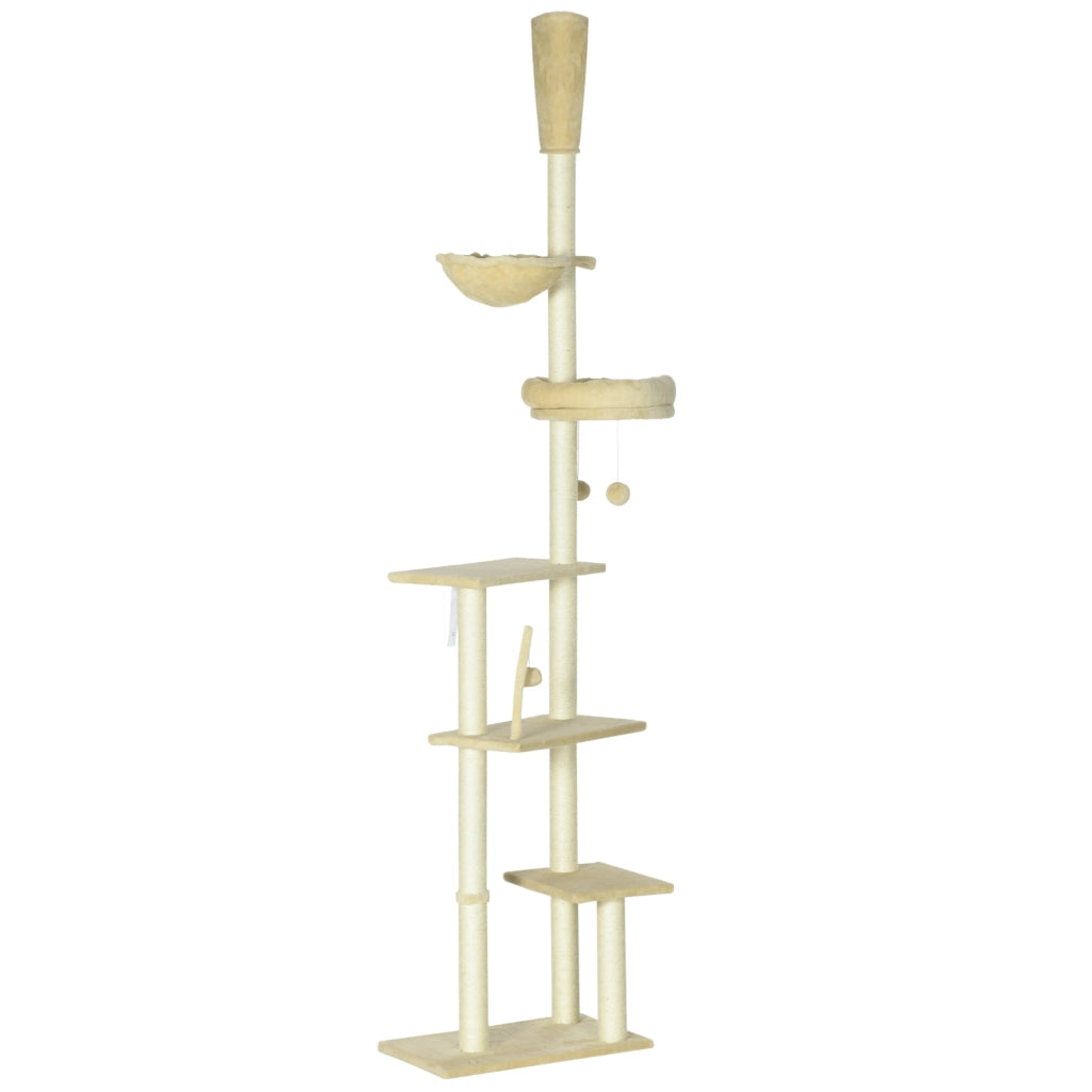 Albero per gatti ¨C Minimal ¨C Beige 230-250 cm