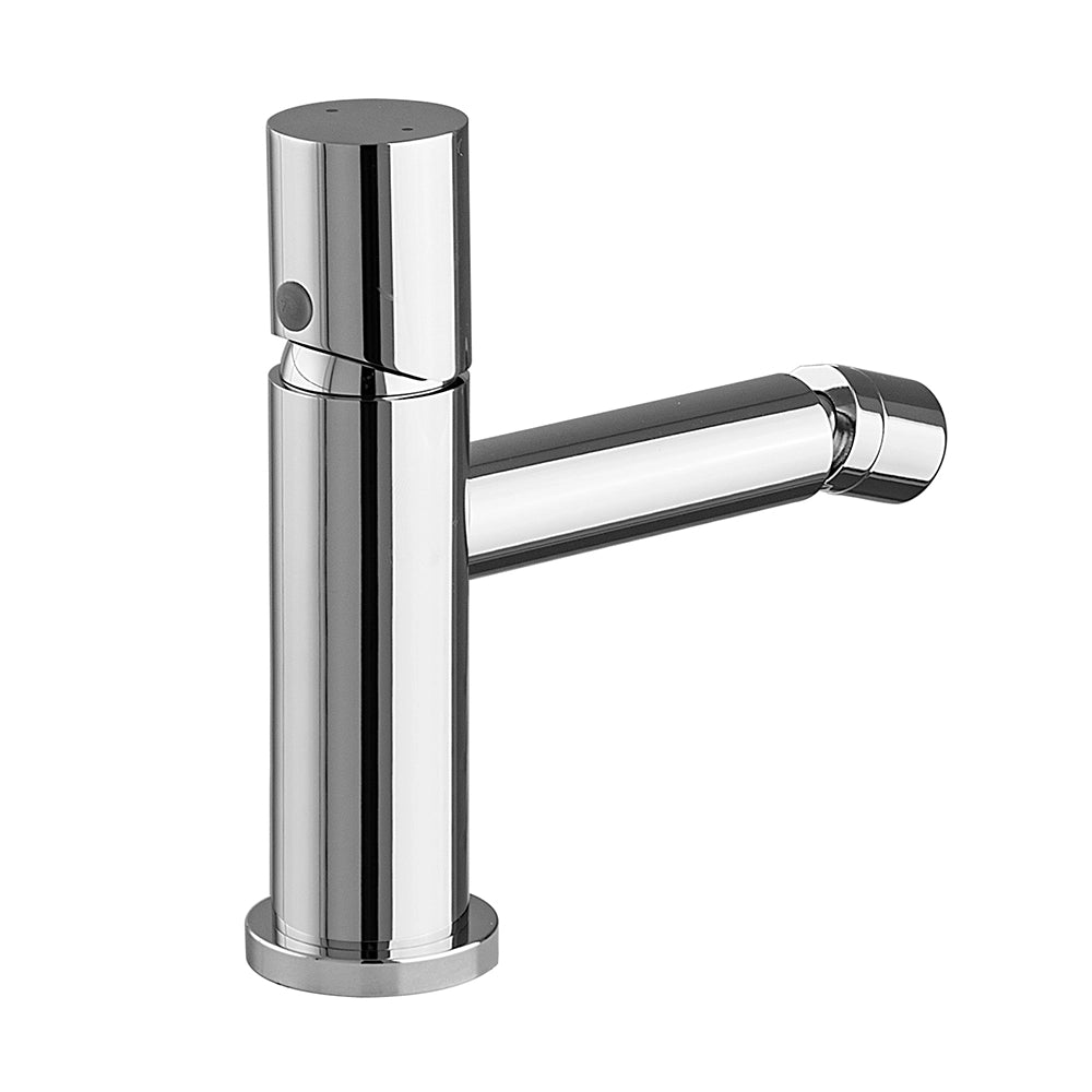 Set miscelatori lavabo a muro e bidet cromo senza leva Gemini