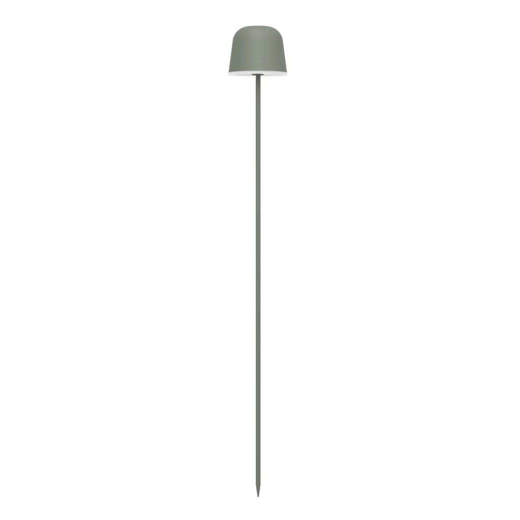 Lampada Ricaricabile Moderna Mannera-S Acciaio Verde Led 1,8W 170Lm Ip54