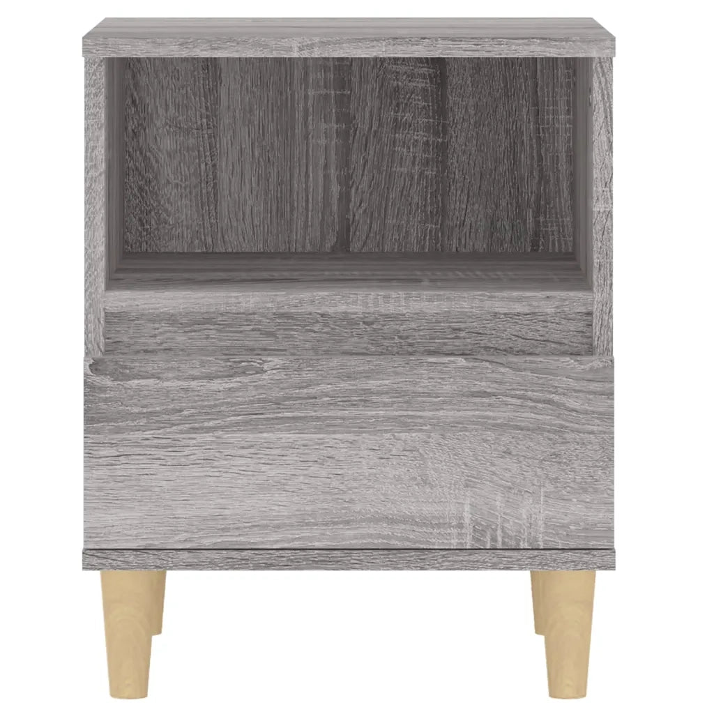Comodino | Armadio da Notte | Mobiletto da notte Grigio Sonoma 40x35x50 cm