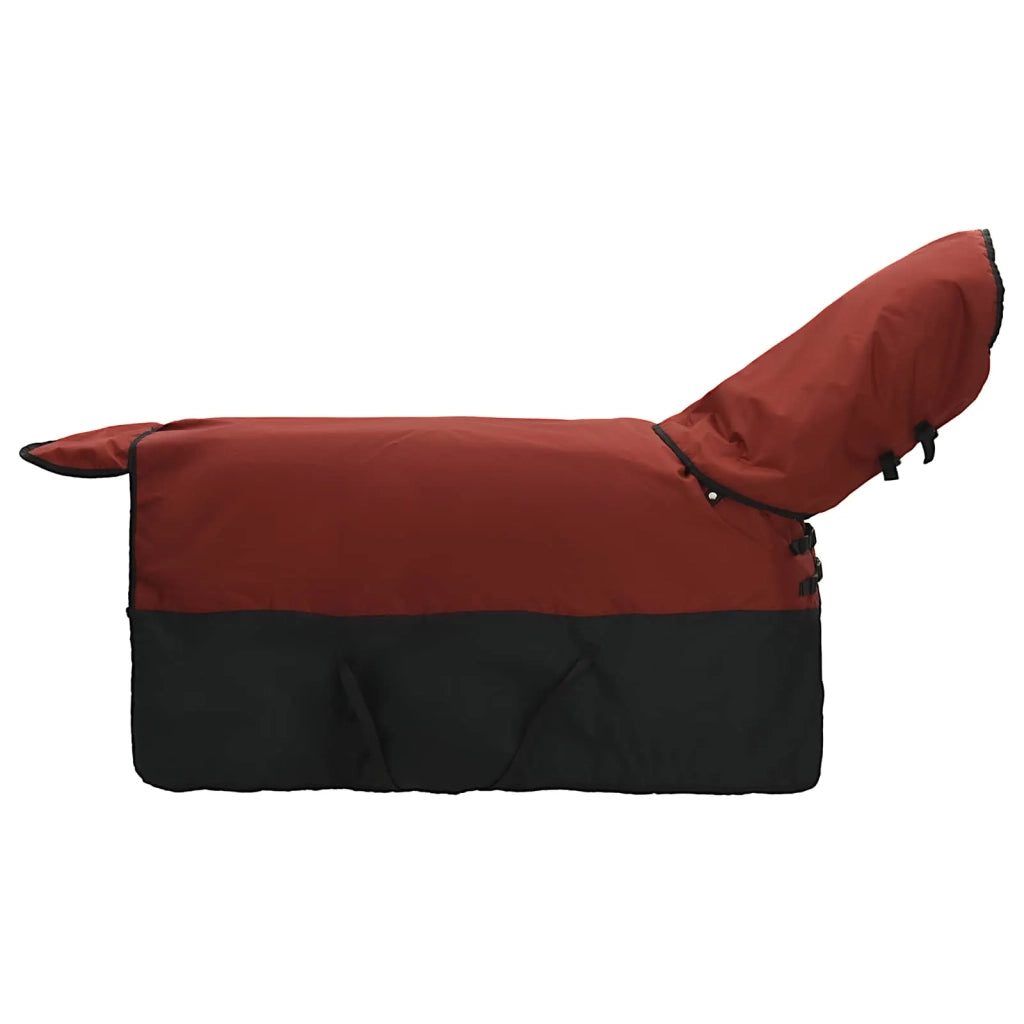 Coperta per Cavalli Verde Scuro e Nero 155 cm Poliestere 42013135