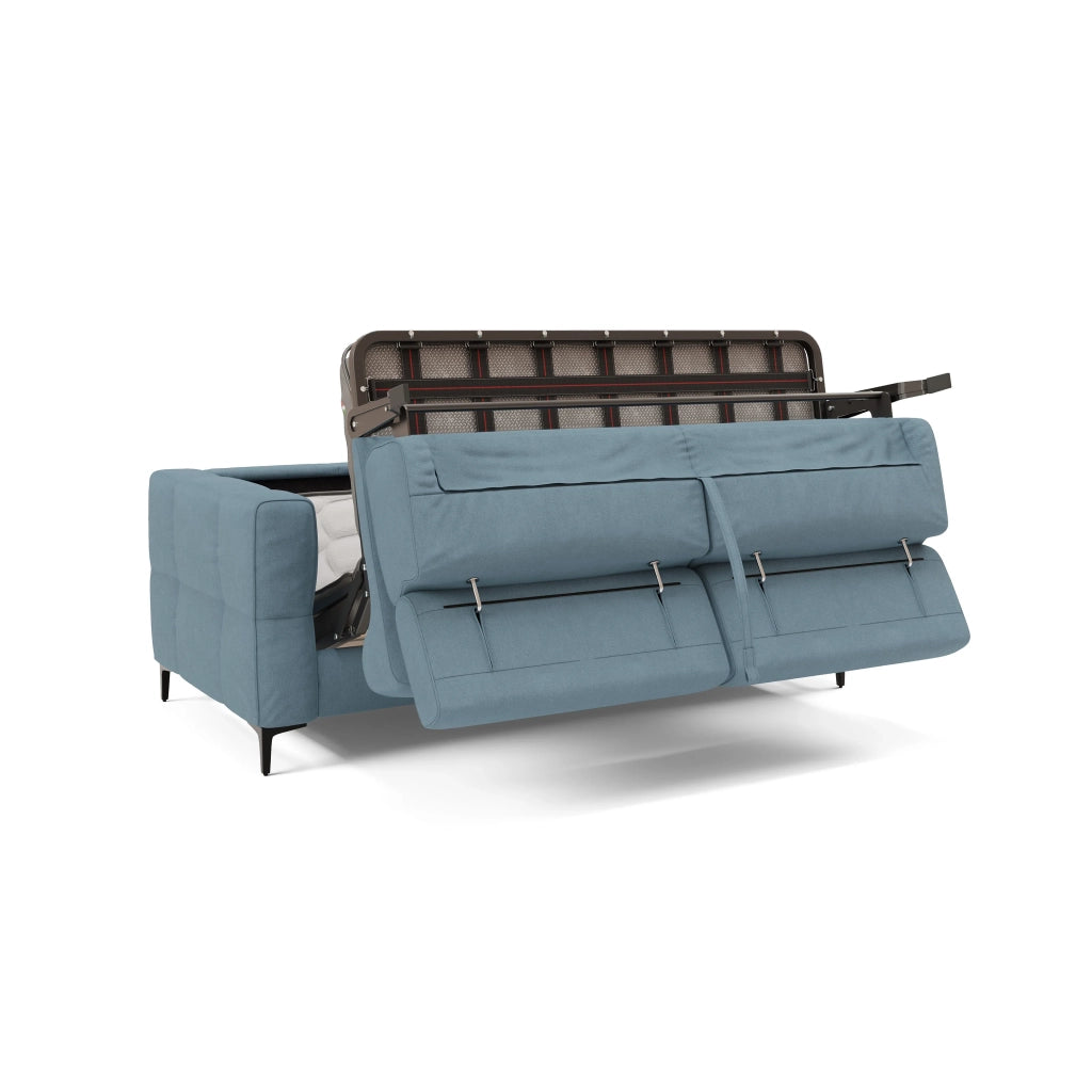 Gardenia Divano letto materasso alto 18 cm con poggiatesta reclinabili e rivestimento impermeabile T02 178 cm (mat. 120x197) carta da zucchero