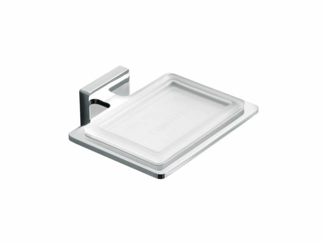 Porta Sapone Flat Singolo/Cromo - Capannoli