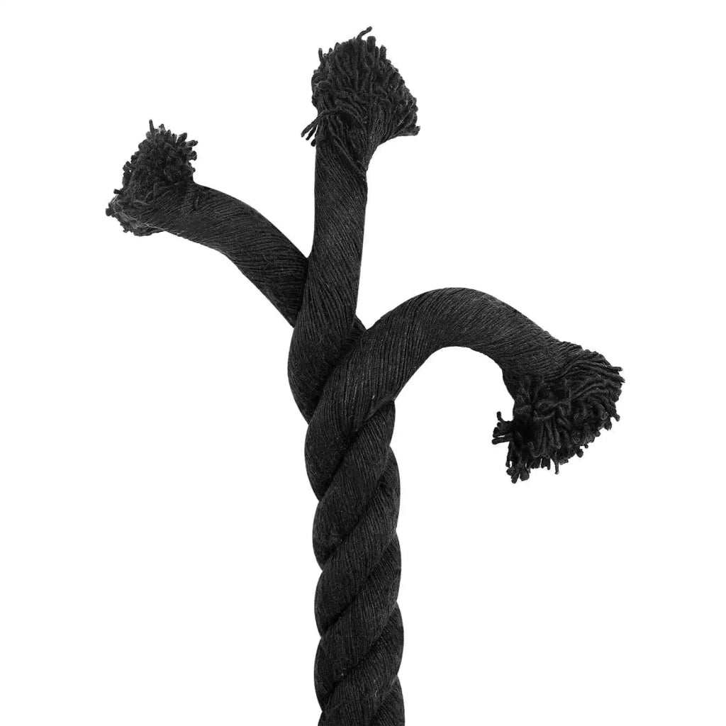 Corda | Fune di Cotone 50 m 30 Nero 100% Cotone