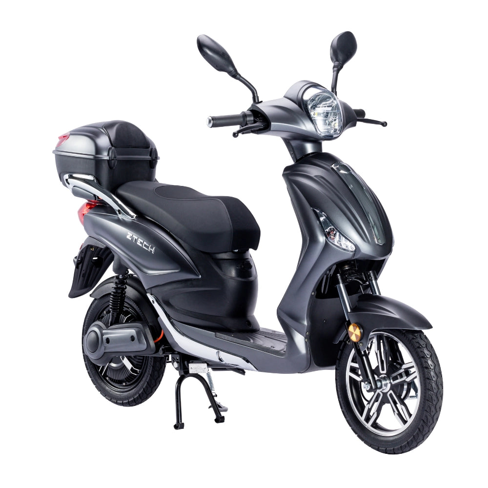 Bicicletta Elettrica Scooter Z-TECH ZT-09-TA NEW 250W 12 Ah 48V Batteria Piombo-Nero Opaco Matt