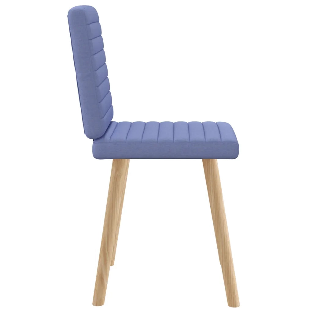 Sedie da Pranzo 2 pz Blu Jeans in Tessuto 4101184