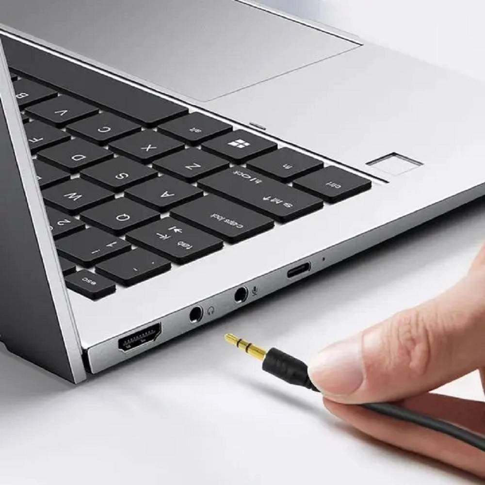 Trade Shop - Microfono Da Tavolo Regolabile Jack 3,5mm Per Pc Notebook M580 Omnidirezionale -