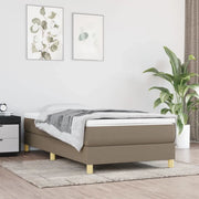 Struttura Letto a Rete a Molle Tortora 90x190 cm Tessuto 3120578