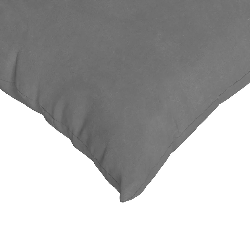 Cuscini da Divano 2 pcs Grigio scuro 45 x 45 cm Tessuto 42013942