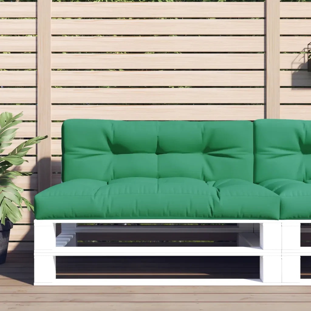 Cuscino per Pallet Verde 120x40x12 cm in Tessuto 314477