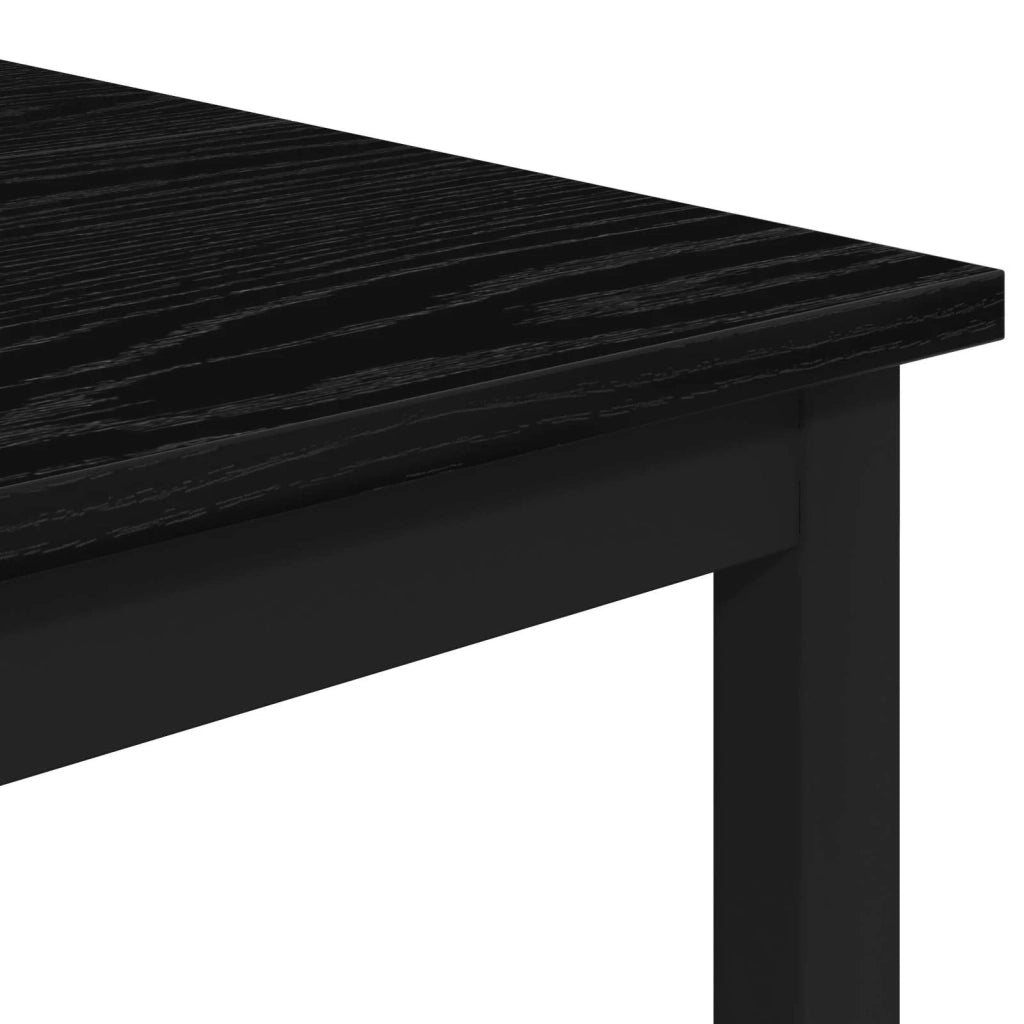 Sgabello da bar 2 pcs Rovere Nero 40 x 32 x 64 cm 8006182