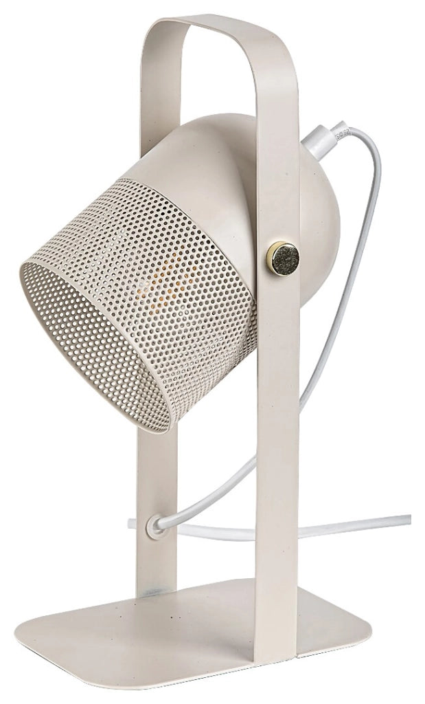 Lampada da scrivania industriale beige E14 Ronnie Rabalux