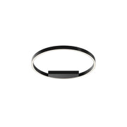 Maytoni lampada da soffitto Rim 1 luce LED integrato nero metallo