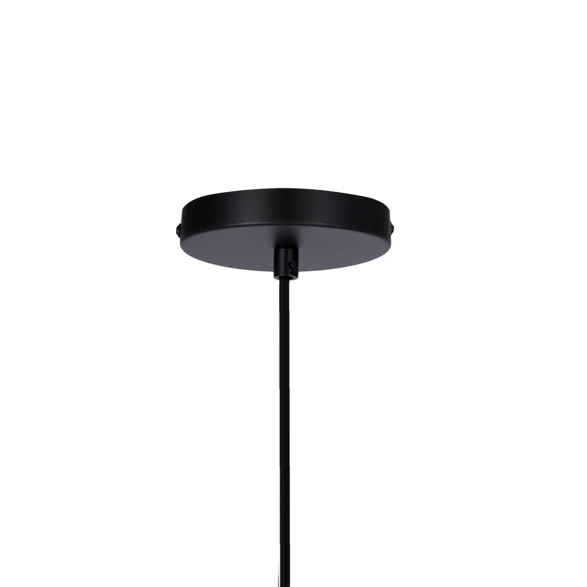 Lampada a sospensione Candellux Cordel 2xG9 nero/bianco
