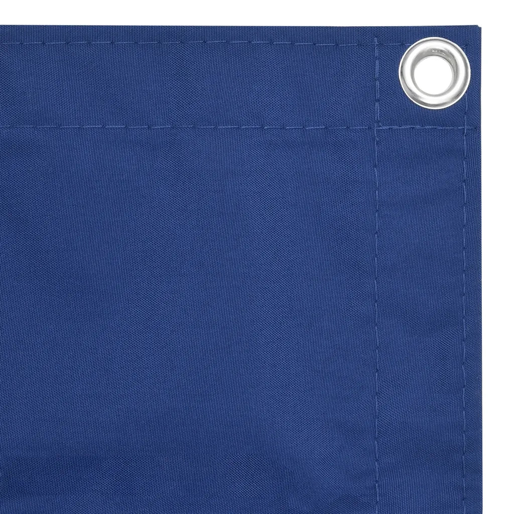 Schermo da balcone | Paravento da Balcone Blu 75x600 cm in Tessuto Oxford