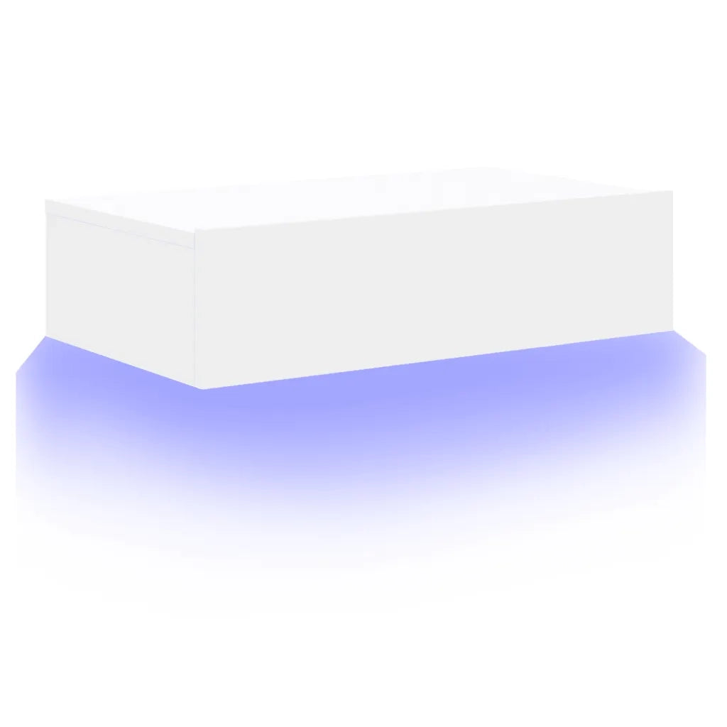 Mobile TV | Armadietto TV | Mobile Porta TV con Luci LED Bianco 60x35x15,5 cm