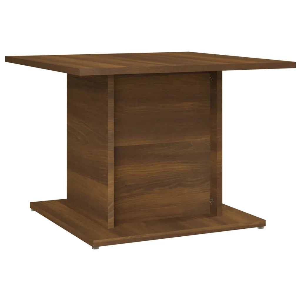 Tavolino da Salotto-Tavolino da soggiorno-Tavolo Rovere Marrone 55,5x55,5x40cm in Truciolato