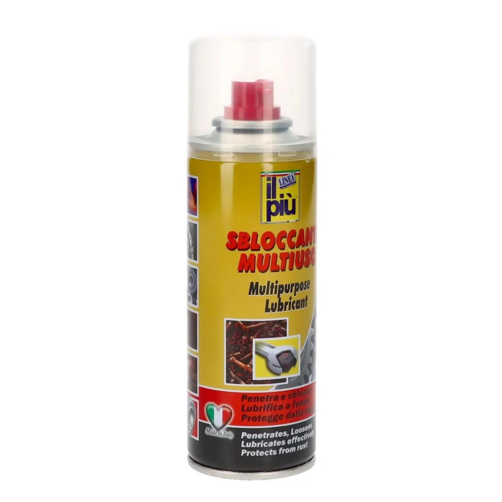 SBLOCCANTE SPRAY MULTIUSO LUBRIFICANTE CHE SBLOCCA LUBRIFICA E PROTEGGE DALLA RUGGINE PER VITI E BULLONI 200 ML