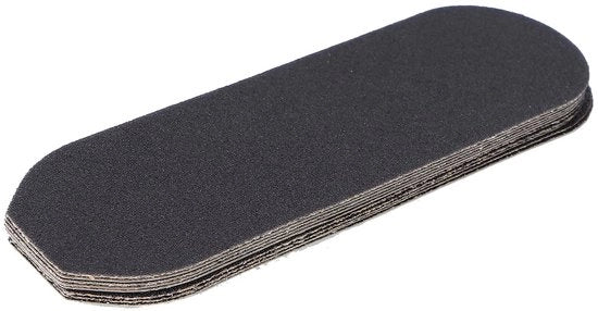 Set di sostituzione per pedicure 10 pz - Viti con groviglia/fili di velluto - Raspatore per unghie - Pads di carta abrasiva - Elettrodo per rimozione dell'eclattatura - Adatto per pedicure