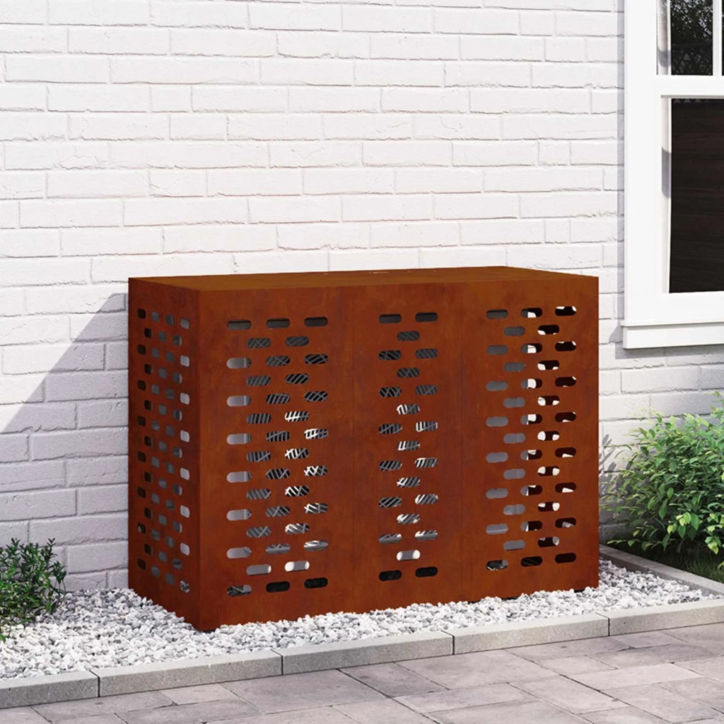 Copertura per condizionatore d'aria Ruggine 110 x 50 x 80 cm 865910