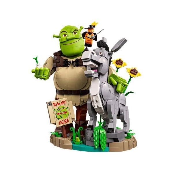 Set costruzioni lego 72423 shrek shrek, ciuchino e gatto con gli stiva
