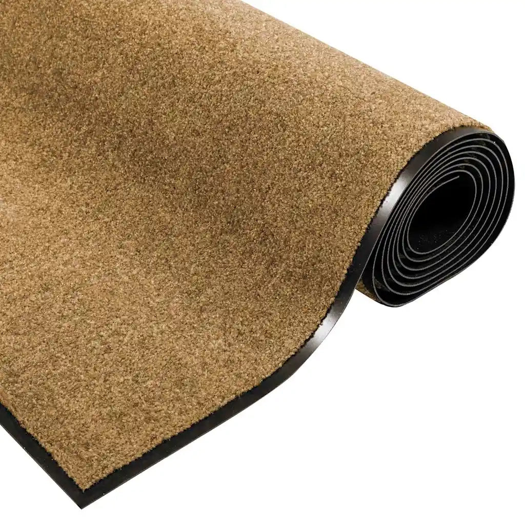 Zerbino | Tappetino Altro Crema e Nero 120 x 300 cm Poliammide e PVC
