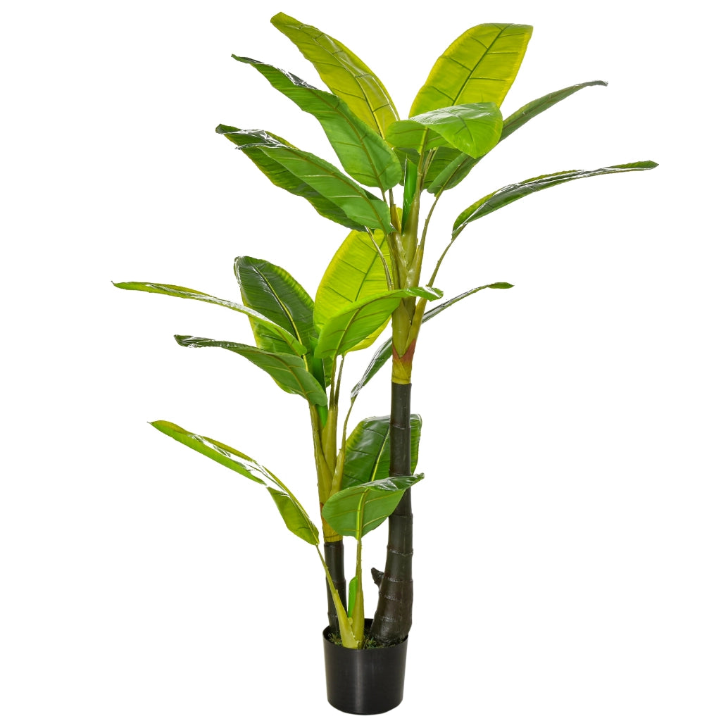 Pianta Artificiale Platanera con Vaso ¨C Minimal ¨C Verde 150 cm