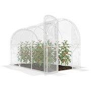 Serra a tunnel da giardino 3x2x2m ¨C Xylo ¨C 6m2 con porta e telo PE 150g/m2